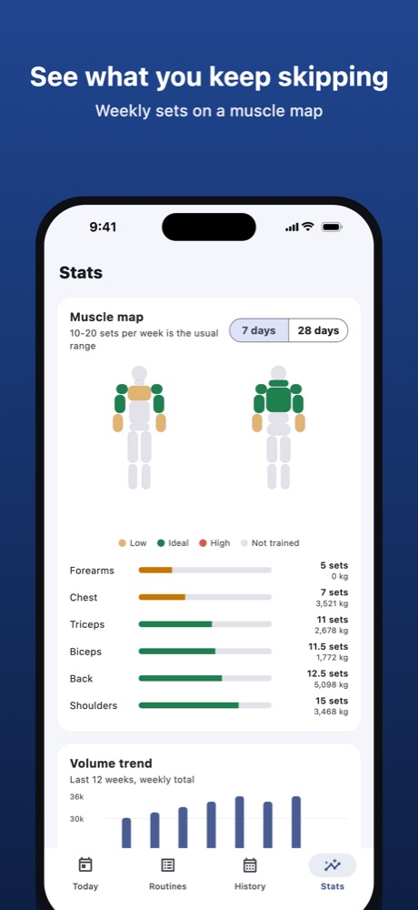 The muscle map